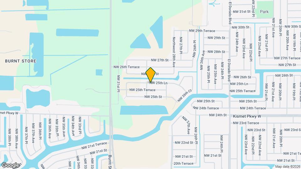 2834 NW 25th Ln Map and Location Details