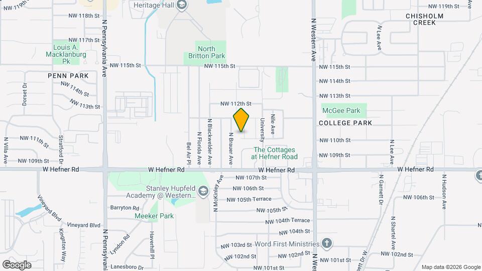 11205 Howard Dr Map and Location Details