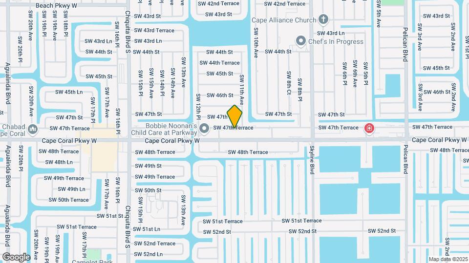 1110 SW 47th Terrace Map and Location Details