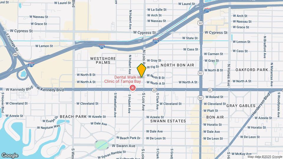 4201 W North A St Map and Location Details