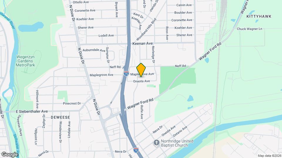 2611 Onaoto Ave Map and Location Details