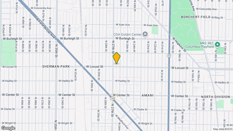 2620 W Locust St Map and Location Details