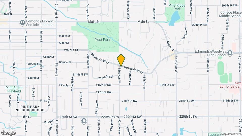 9126 Bowdoin Way Map and Location Details
