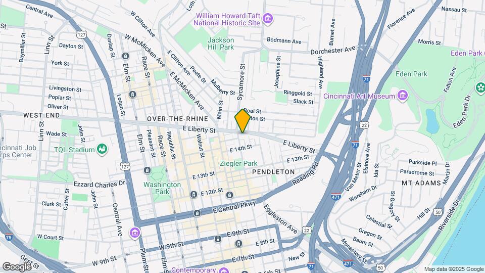 1428 Sycamore St Map and Location Details