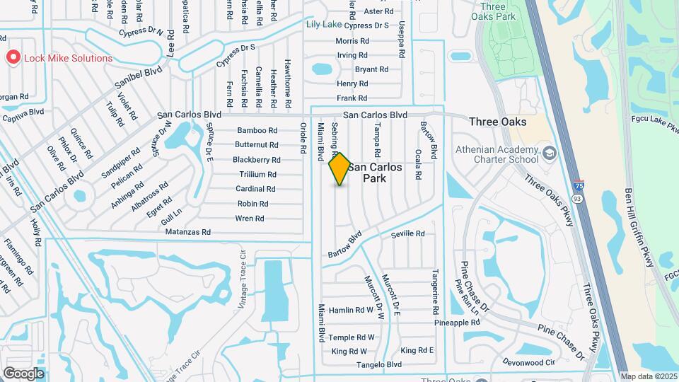 18613 Sebring Rd Map and Location Details