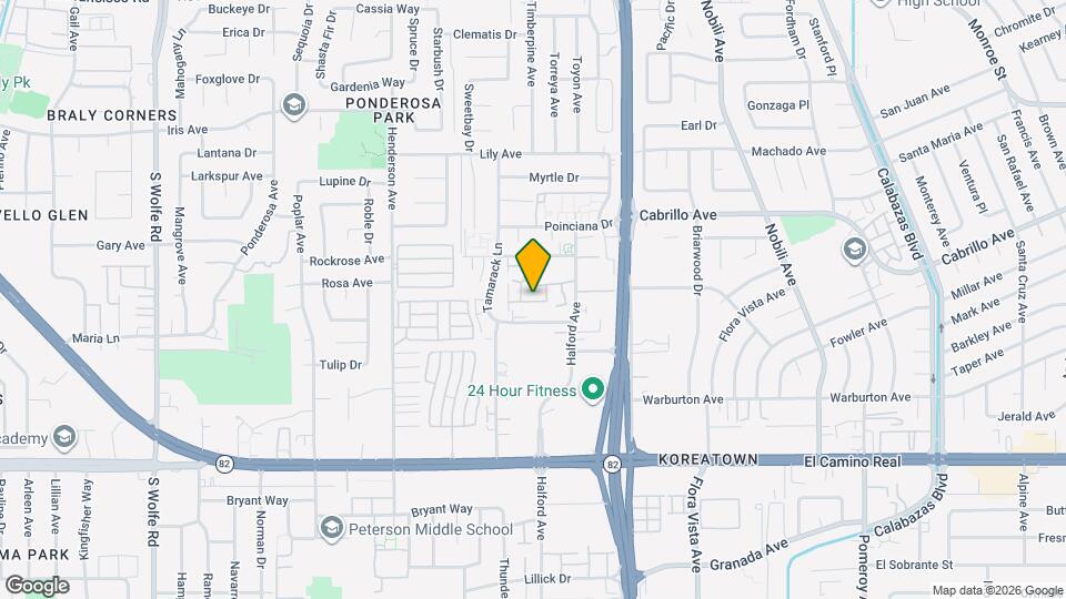 1908 Magdalena Cir Map and Location Details