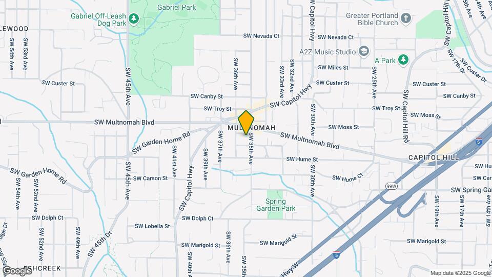 8019 SW 35th Ave Map and Location Details