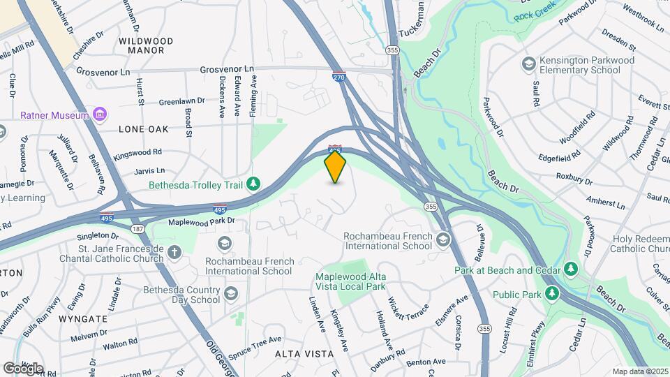 5225 Pooks Hill Rd, Unit 828S Map and Location Details