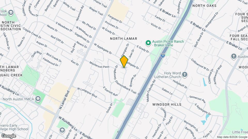 10418 Doc Holliday Trail Map and Location Details