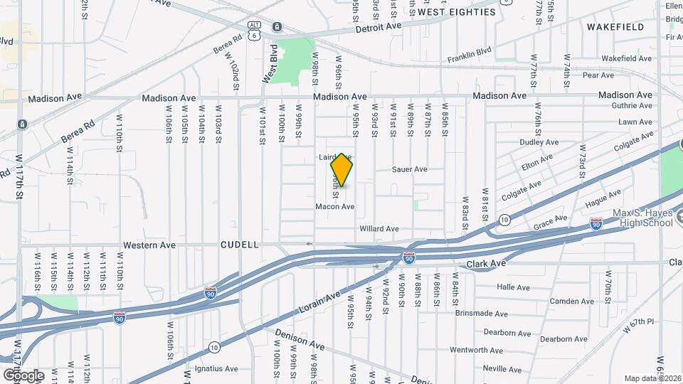 2153 W 96th St Map and Location Details