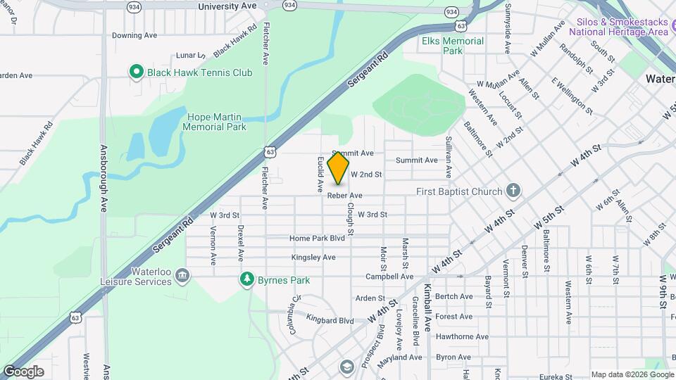 520 Reber Ave Map and Location Details