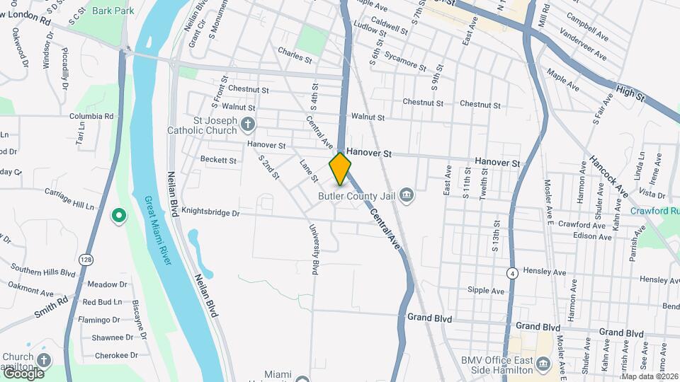 421 Long St Map and Location Details