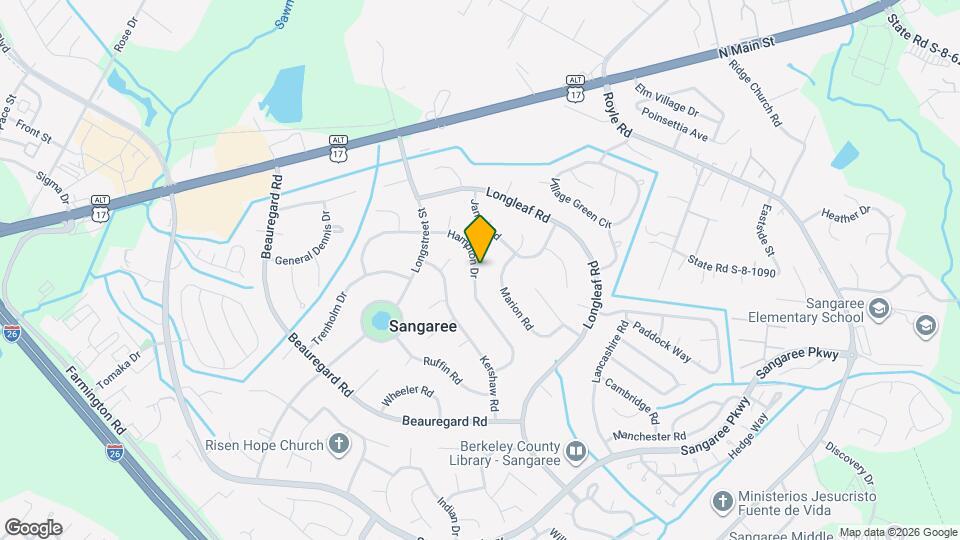 1222 Hampton Dr Map and Location Details