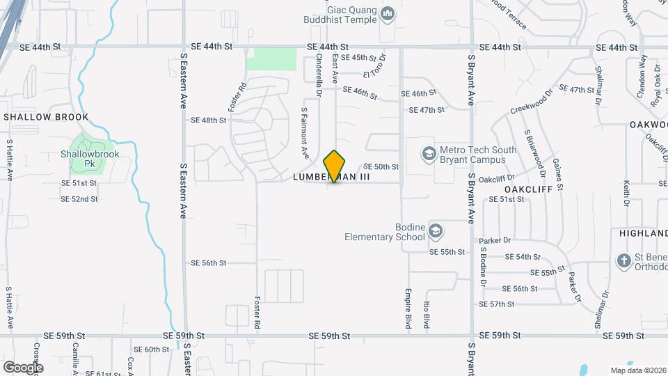 2504 SE 51st St Map and Location Details