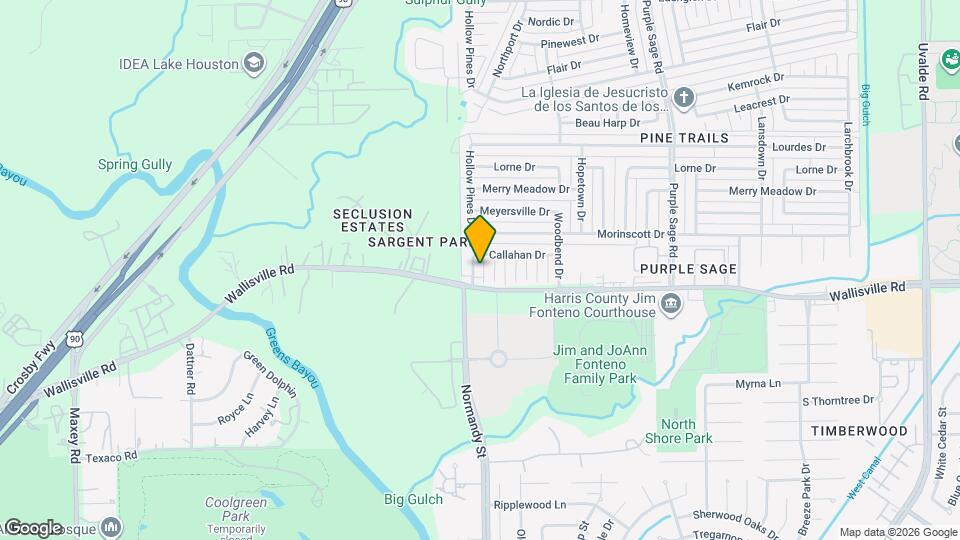5610 Hollow Pines Dr Map and Location Details