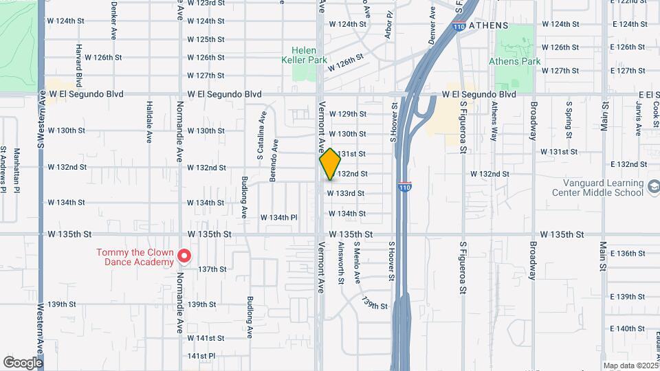 13220 S Vermont Ave Map and Location Details