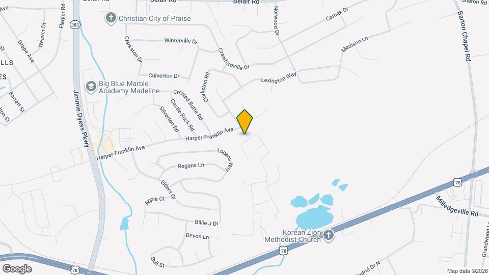 921 Burlington Dr Map and Location Details