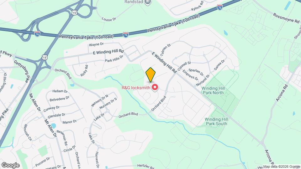 1829 Shady Ln Map and Location Details