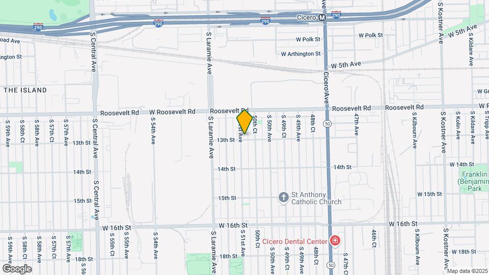 5036 W 13th St Map and Location Details