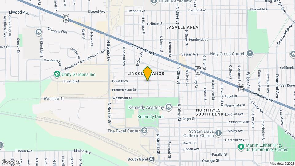 2702 Prast Blvd Mapa y Detalles de la Ubicación