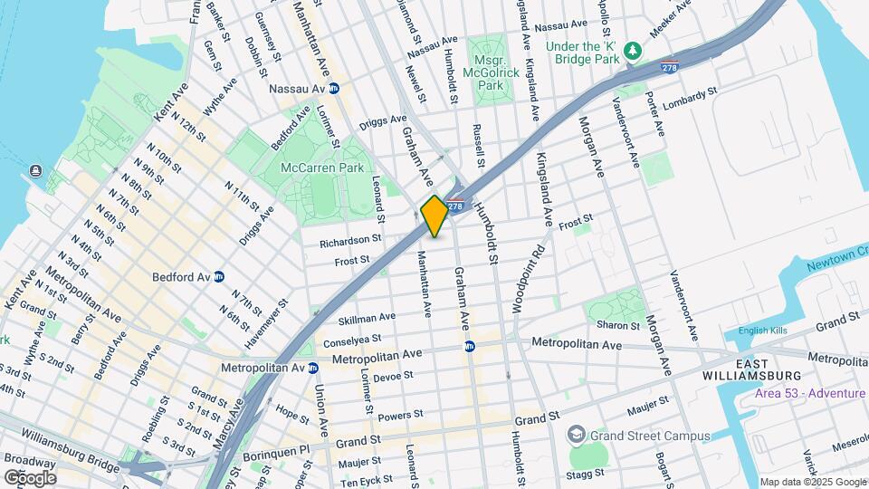 139 Frost St-Unit -3D Map and Location Details
