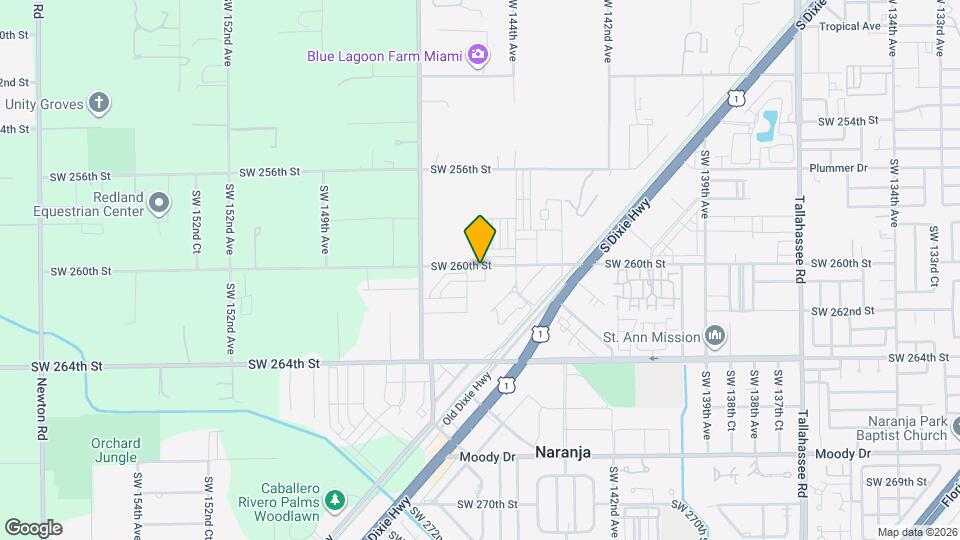 14506 SW 260th St Map and Location Details