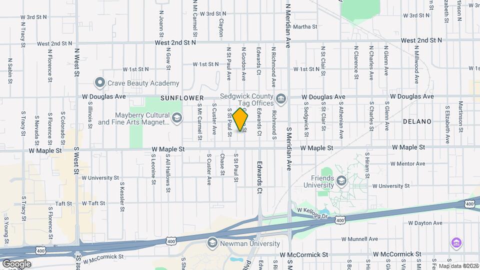 231 S Gordon Ave Map and Location Details