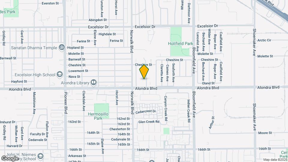 15703-15711 Belshire Ave S Mapa y Detalles de la Ubicación