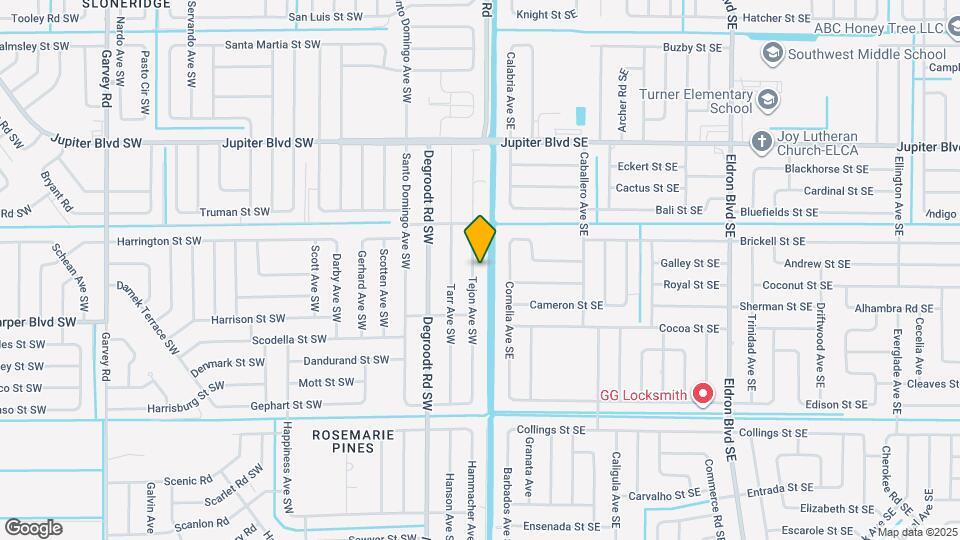 701 Tejon Ave SW Map and Location Details