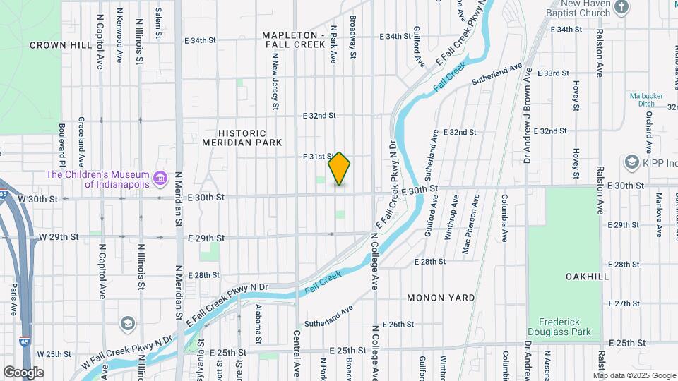 3001 N Park Ave Mapa y Detalles de la Ubicación