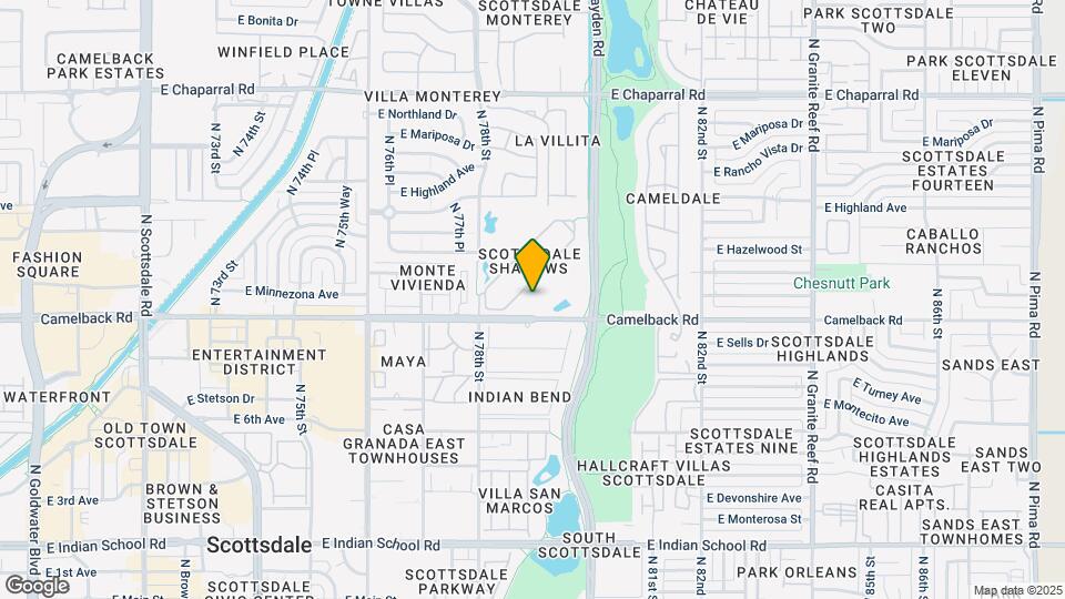 7910 Camelback Rd-Unit -311 Map and Location Details