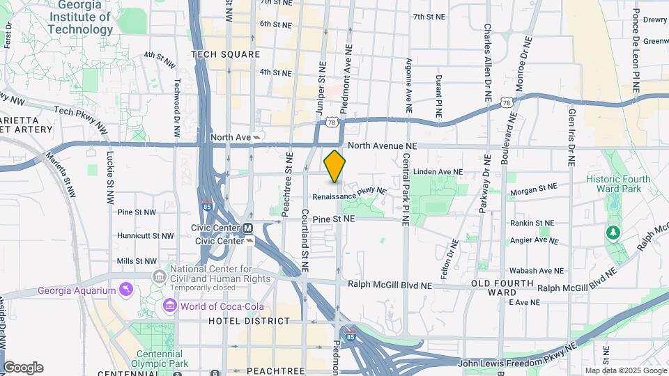 The Waterford on Piedmont Mapa y Detalles de la Ubicación