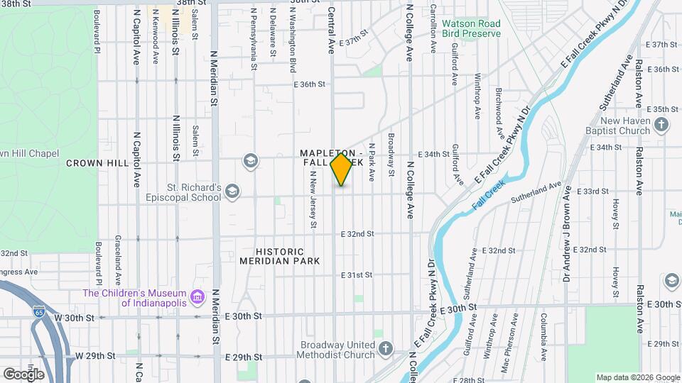 512 E 33rd St Map and Location Details