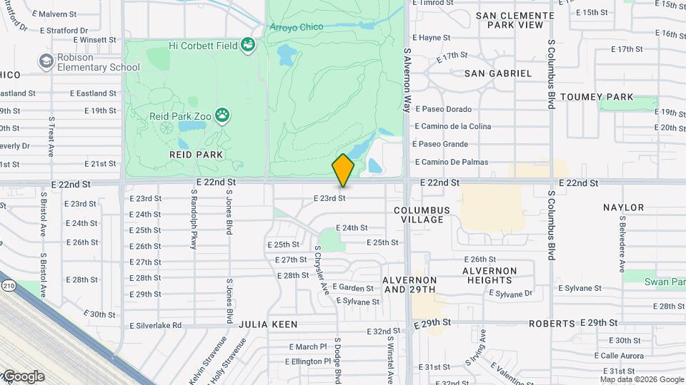 3701 E 23rd St Map and Location Details