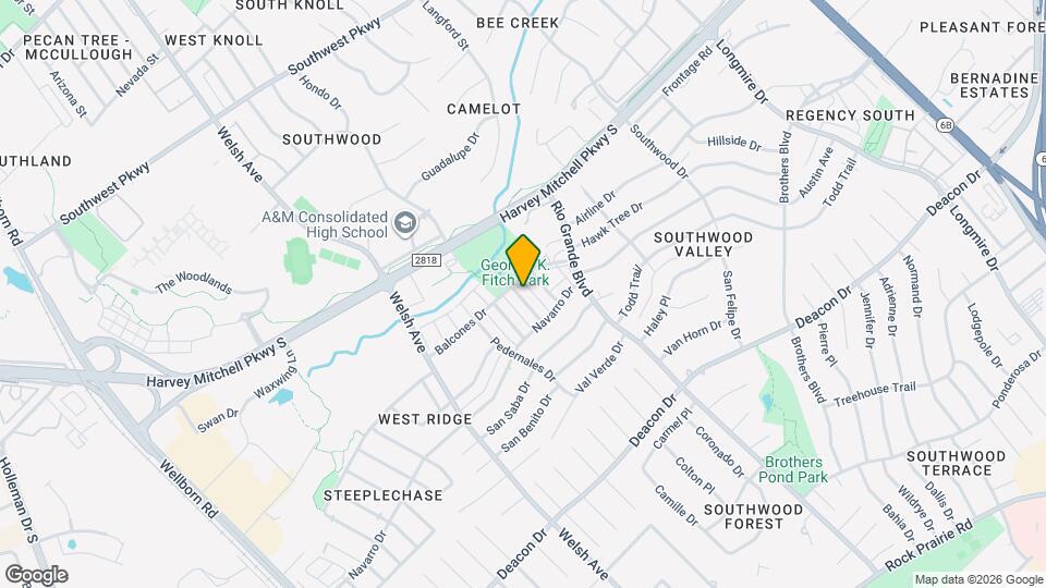 2403 Bosque Dr Map and Location Details