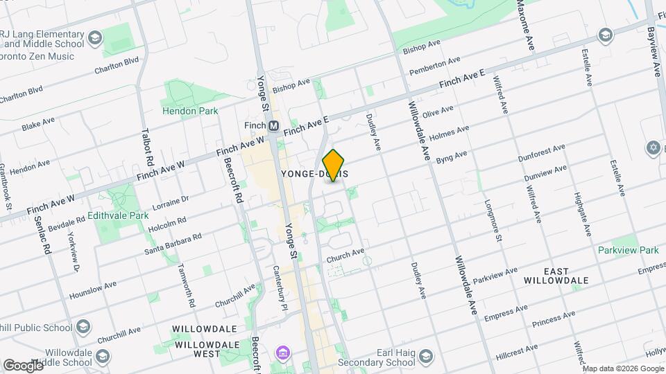 70 Byng Ave Map and Location Details