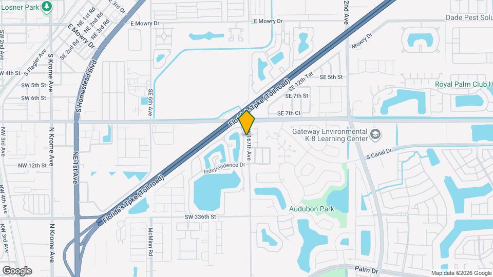 905 N Franklin Ave Map and Location Details