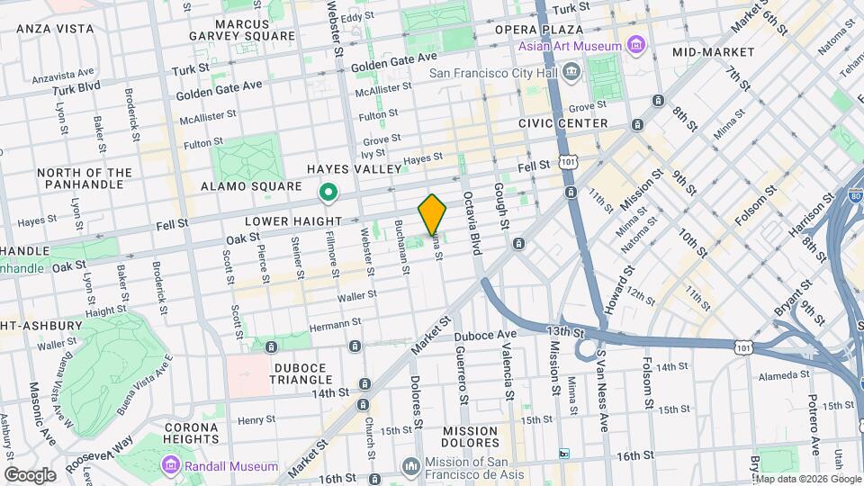 251 Laguna St Map and Location Details