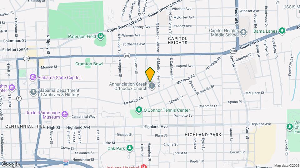 Ahepa Hellenic Apartments Map and Location Details