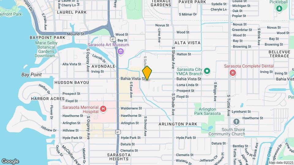2204 Bahia Vista St Map and Location Details