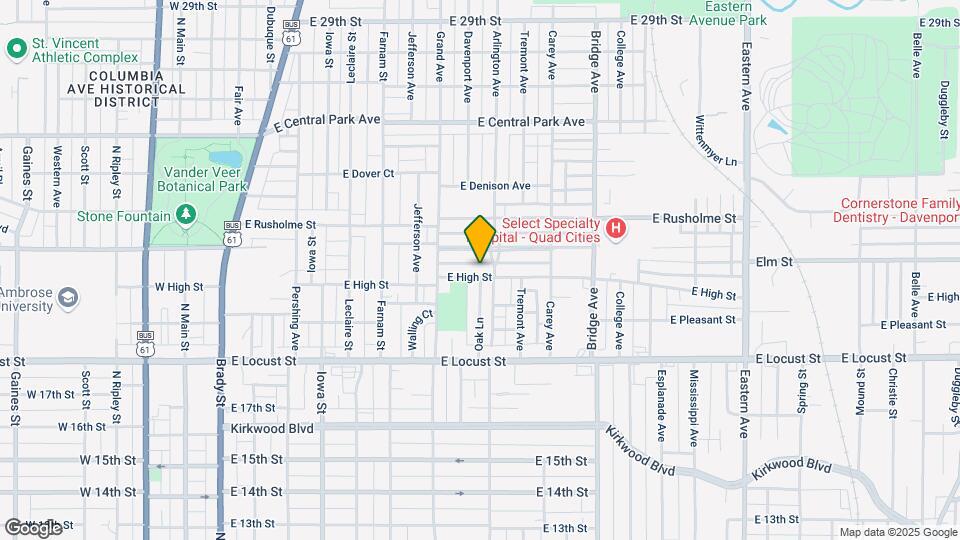 814 E High St-Unit -814 E High Street Map and Location Details