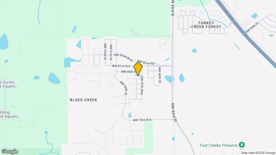 4742 NW 79th Rd Map and Location Details