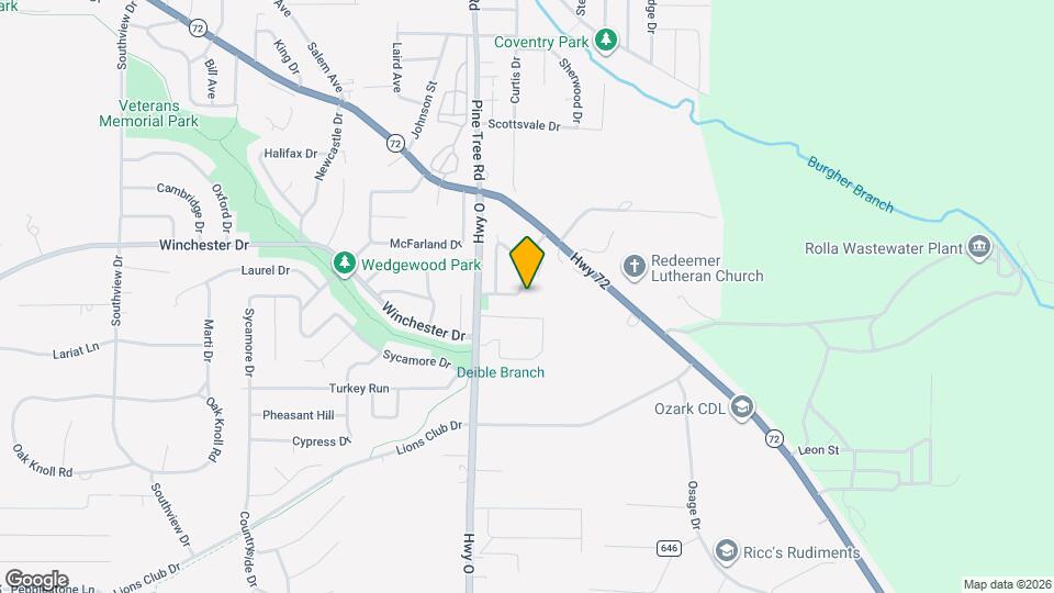 1415 Commercial Dr Map and Location Details