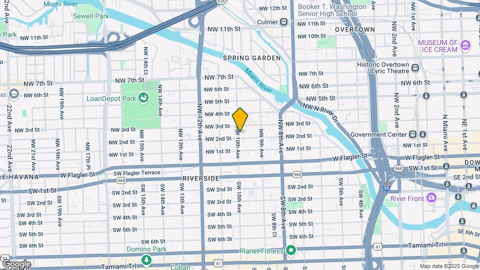 989 NW 2nd St Map and Location Details