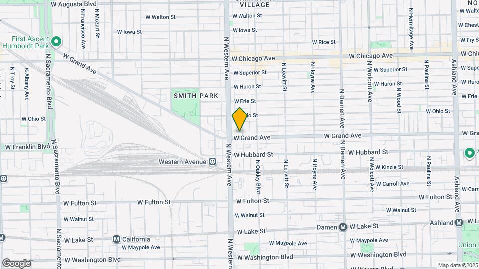 2338 W Grand Ave Map and Location Details
