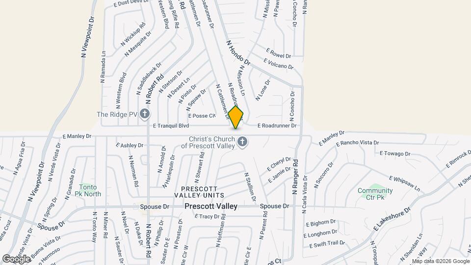 8660 E Manley Dr Mapa y Detalles de la Ubicación