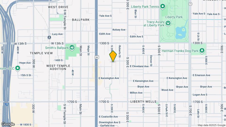 1415 S 200 E Map and Location Details