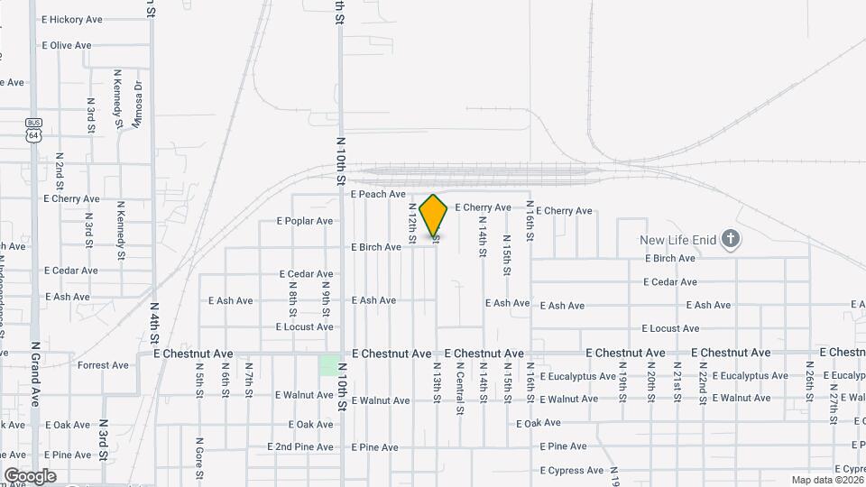 1302 N 13th St Map and Location Details