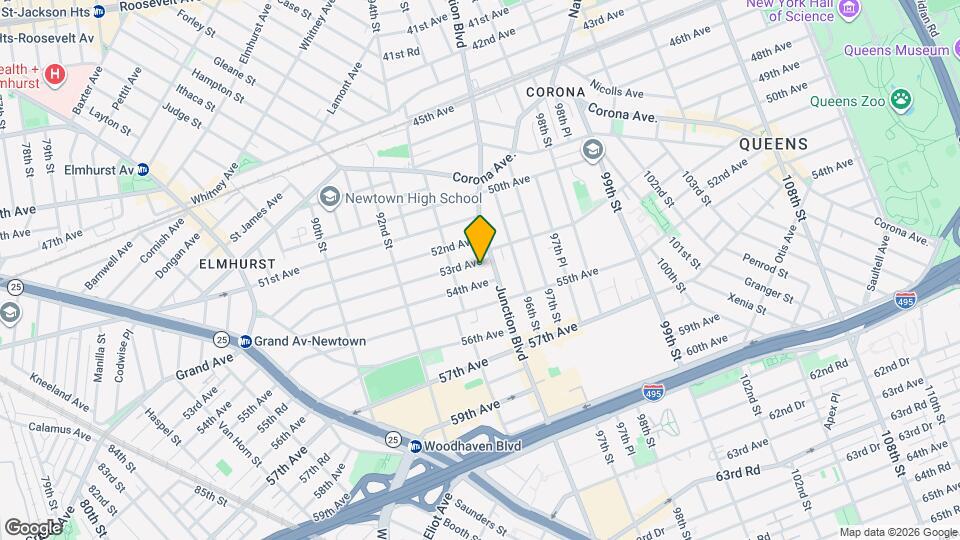 94-28-94-53 53rd Ave Map and Location Details