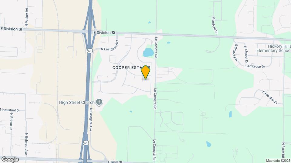 1150 N Yarberry Ct Map and Location Details